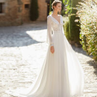 Robe de mariée bohème
