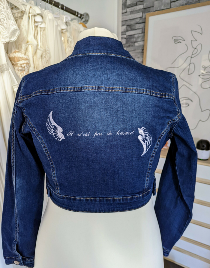 Veste en jean personnalisable hotsell