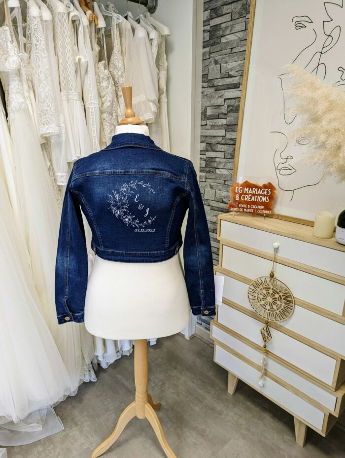 Veste en jean personnalisée privée – Image 9