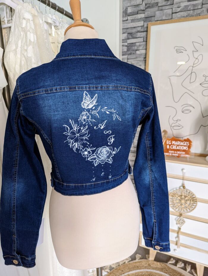 Veste en jean personnalisée privée – Image 5