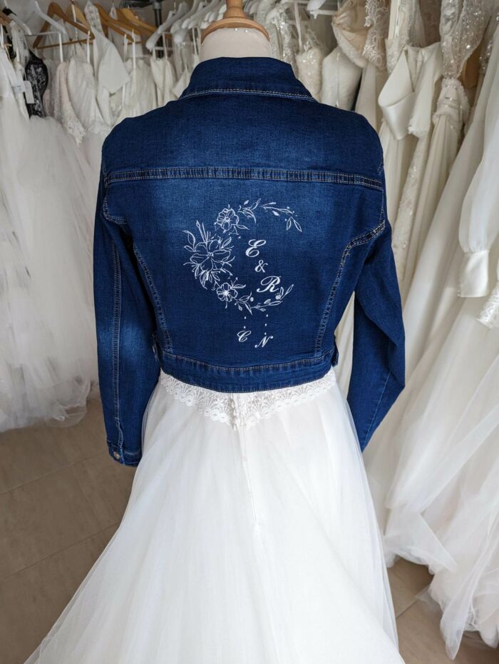 Veste en jean personnalisée privée – Image 6