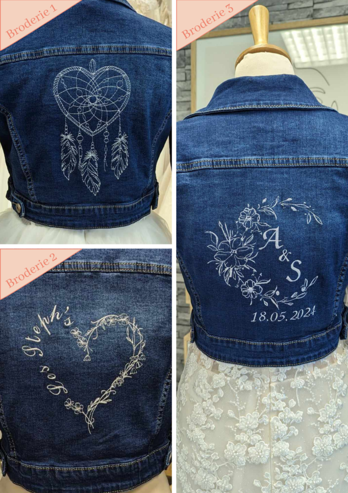 Veste en jean personnalisable – Image 6