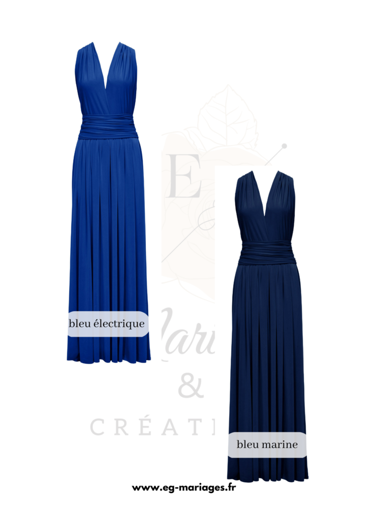 Robe MultiPositions Robe de Demoiselle d'Honneur Adaptable