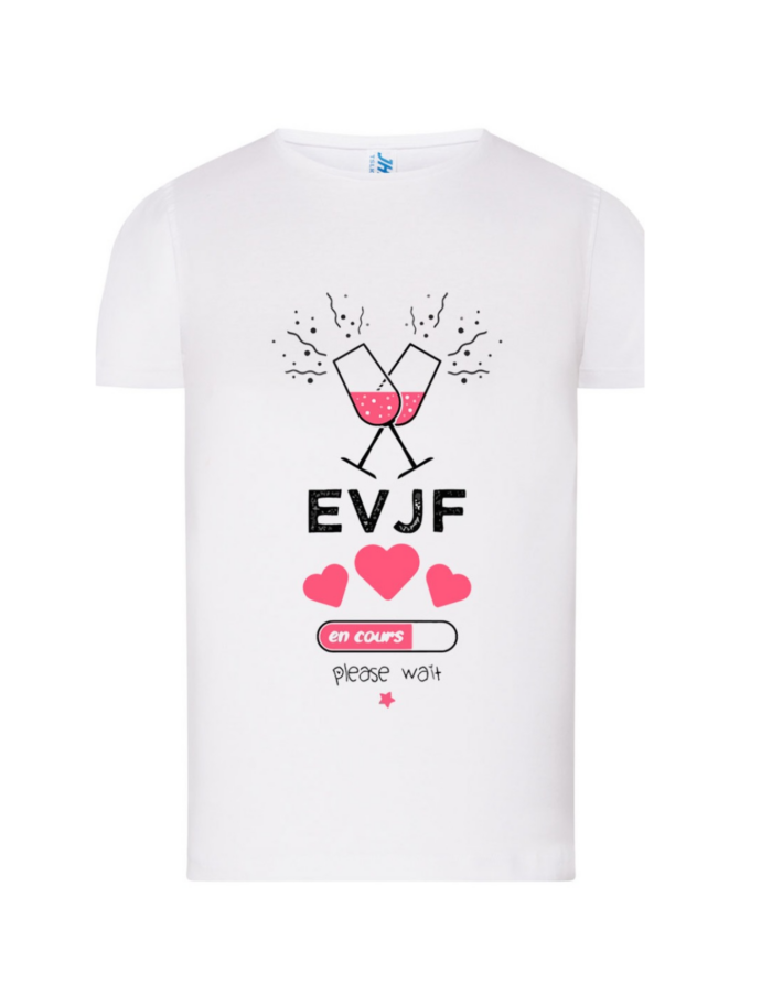 T-shirt Femme "EVJF en cours"