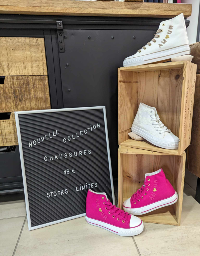 Baskets montantes "Amour" – Image 3