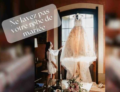 Pourquoi ne pas laver sa robe de mariée ?