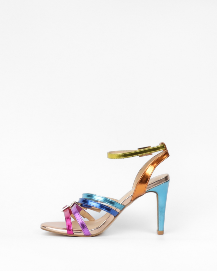 Sandales mariée colorées – Image 3