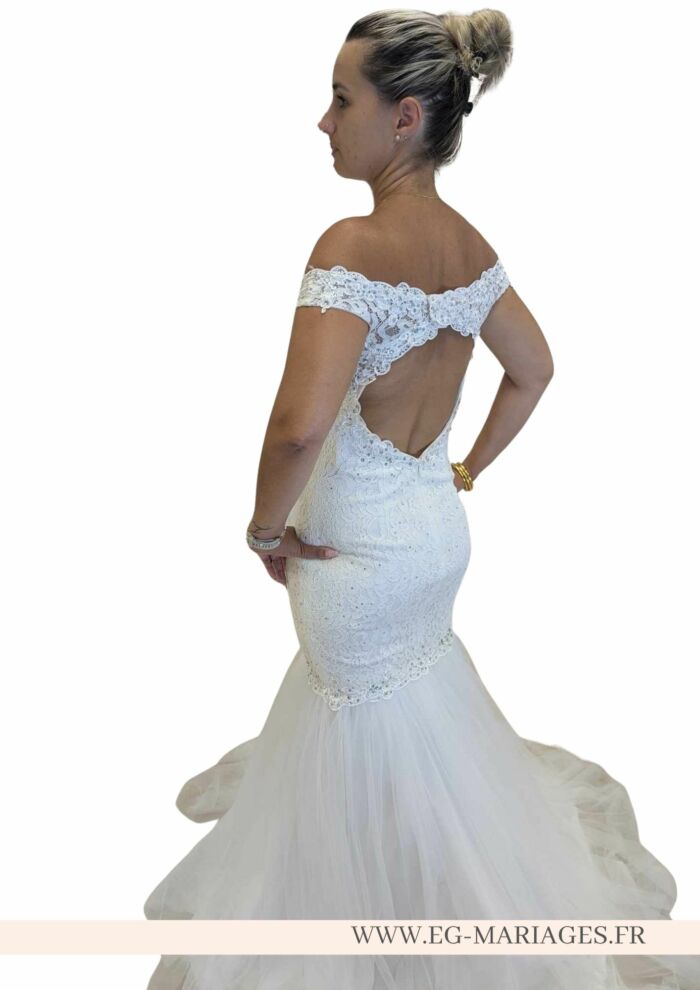 Robe de mariée Sirène dentelle – Image 5