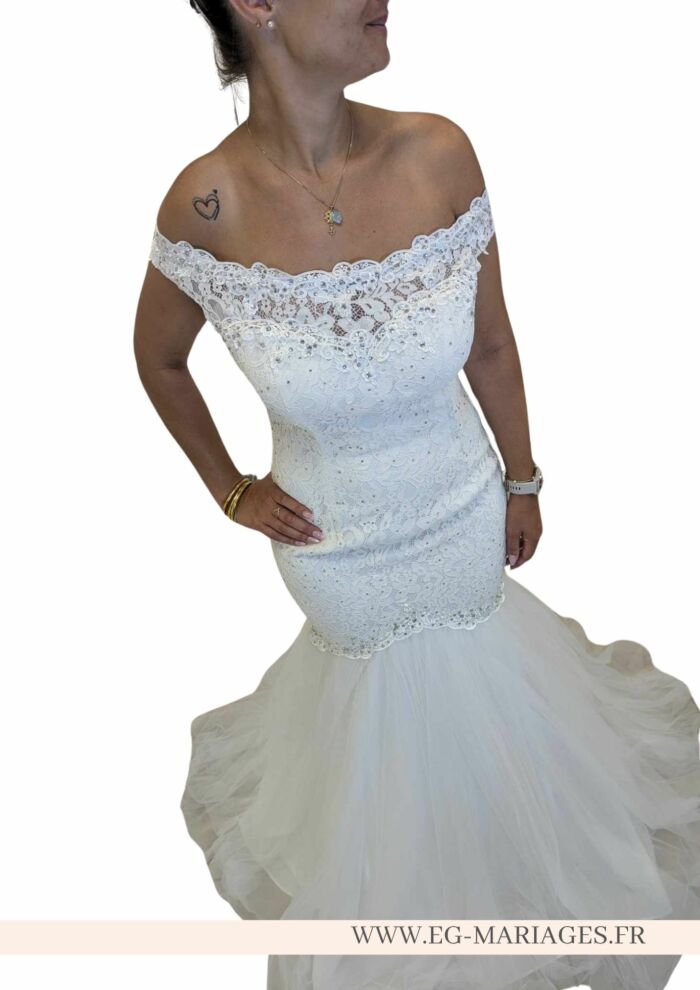 Robe de mariée Sirène dentelle