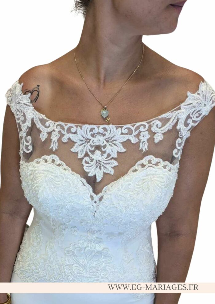Robe de mariée Sirène Alma – Image 3