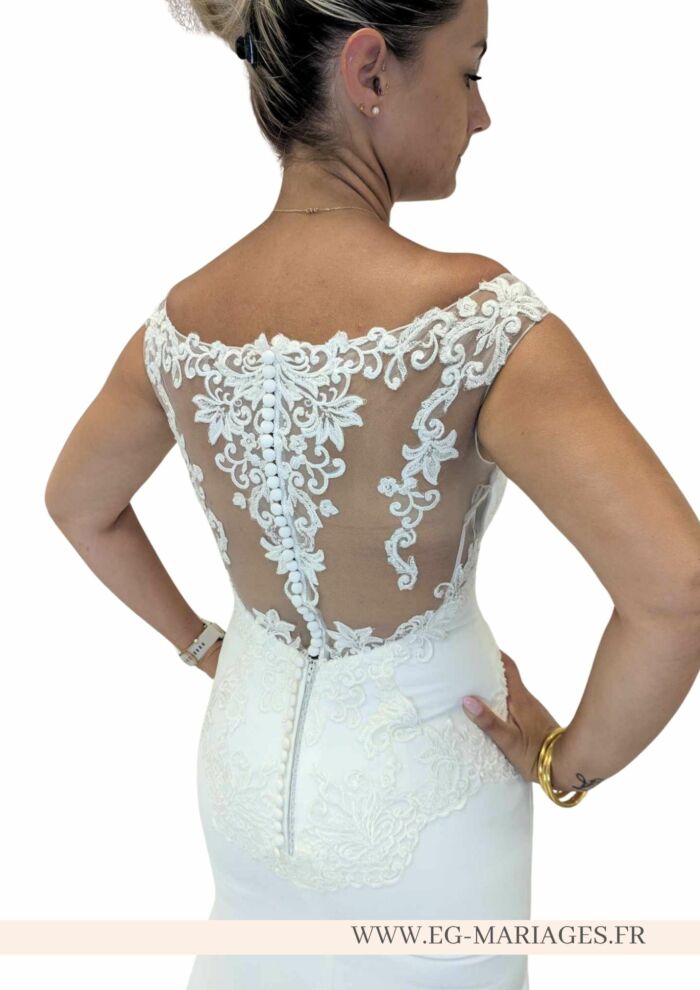 Robe de mariée Sirène Alma – Image 6