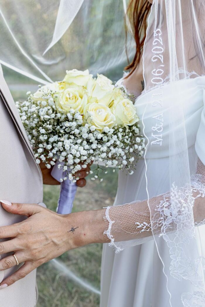 Voile de mariée personnalisé